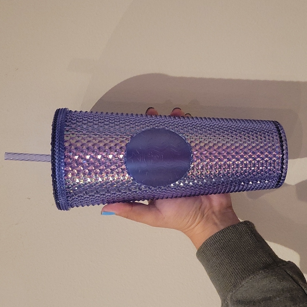 Disneyland Geometric Starbucks Tumbler with Straw – Purple (New in box)